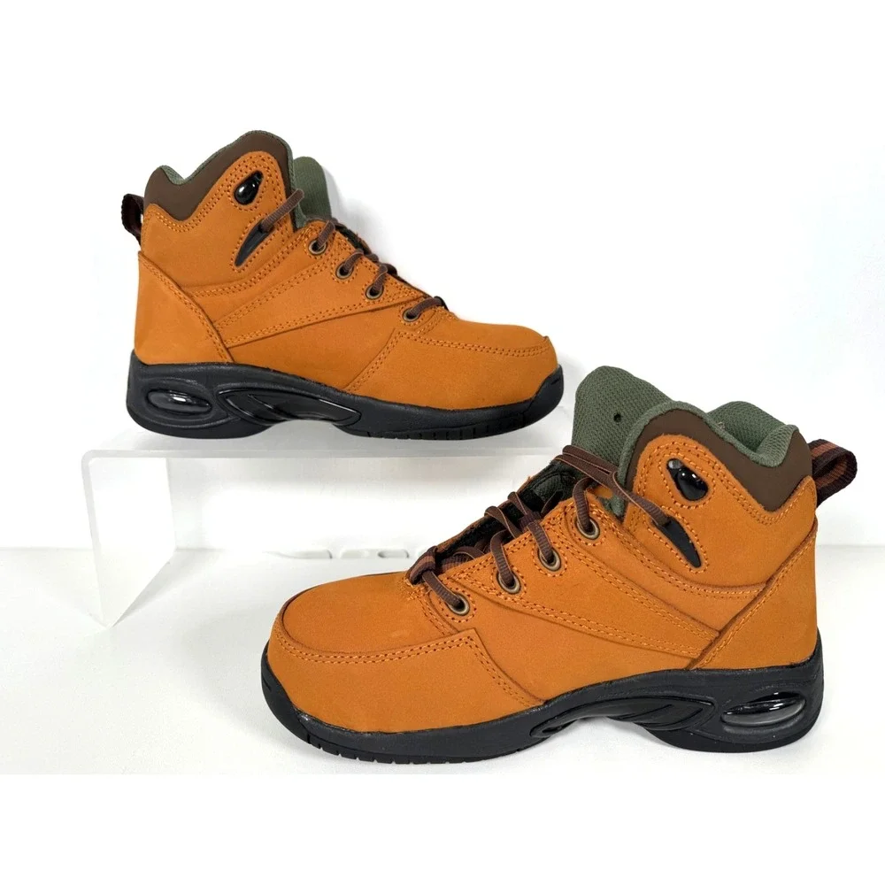 Reebok TYAK RB4388 Men's Comp Toe Work Hiker Boots Tan 5.5M New
